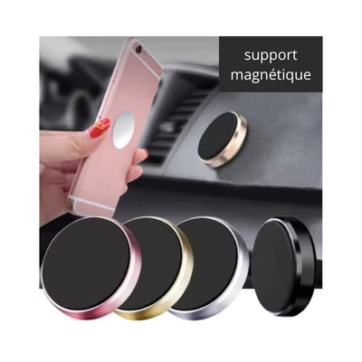Support téléphonique magnétique pour voiture